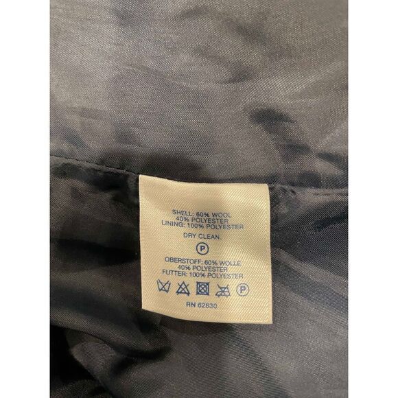 Land’s End Wool Toggle Duffle Car Coat Jacket Size M - Picture 5 of 9